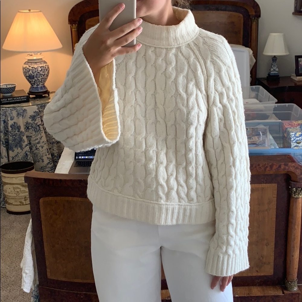 Free People Bell Sleeve Sweater